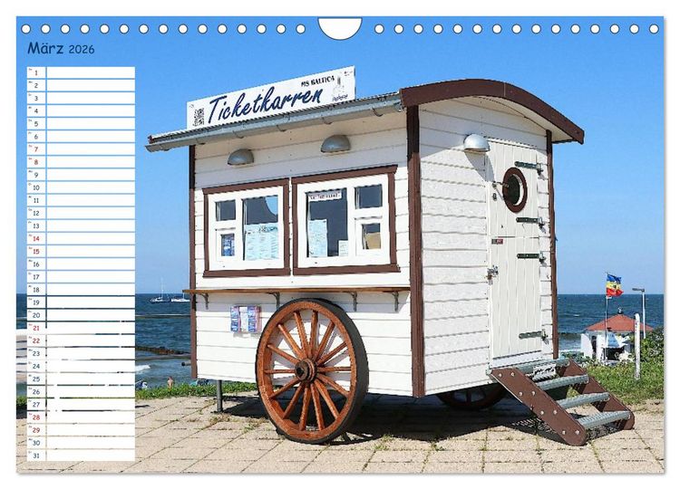 Produktbild: K&uuml;hlungsborn Geburtstagsplaner (Wandkalender 2026 DIN A4 quer), CALVENDO Monatskalender