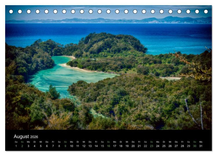 Produktbild: Neuseeland extrem (Tischkalender 2026 DIN A5 quer), CALVENDO Monatskalender
