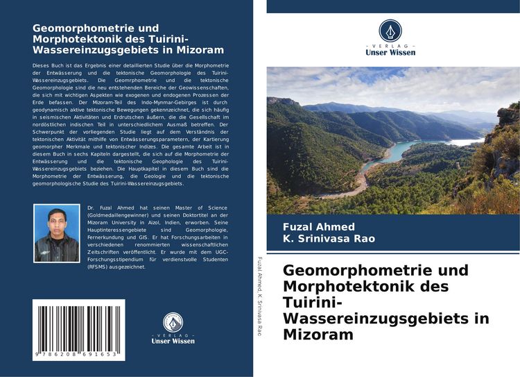 Produktbild: Geomorphometrie und Morphotektonik des Tuirini-Wassereinzugsgebiets in Mizoram