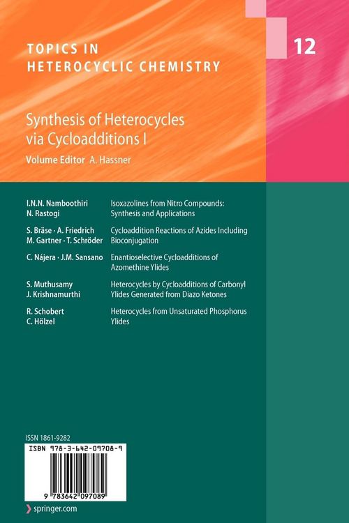 Produktbild: Synthesis of Heterocycles via Cycloadditions I