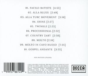 Produktbild: Black Mozart (Batiste Piano Series, Vol. 2)