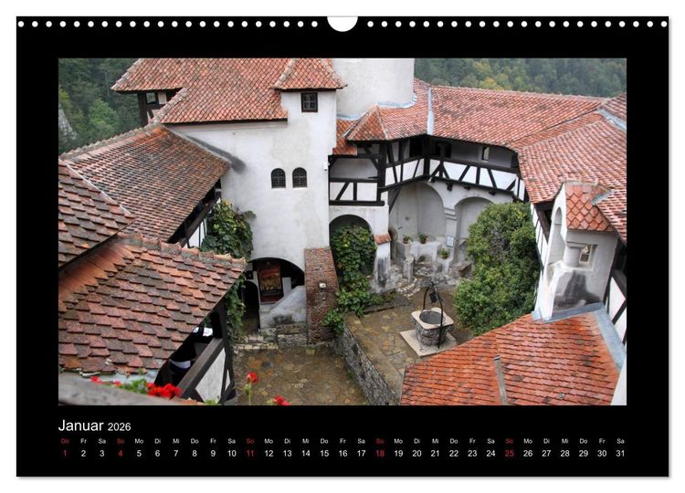 Produktbild: Rum&auml;nien - Siebenb&uuml;rgen und Bukowina (Wandkalender 2026 DIN A3 quer), CALVENDO Monatskalender