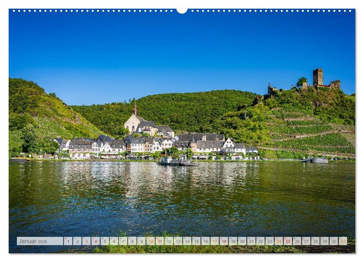 Produktbild: Beilstein - das "Rothenburg" der Mosel (hochwertiger Premium Wandkalender 2026 DIN A2 quer), Kunstdruck in Hochglanz