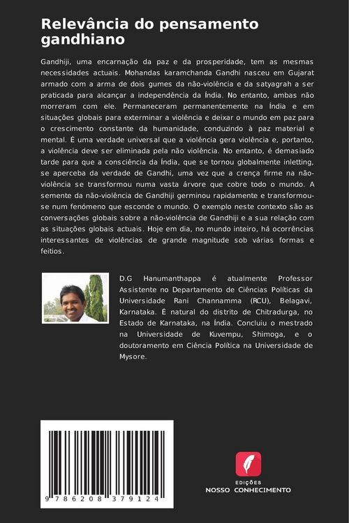 Produktbild: Relev&acirc;ncia do pensamento gandhiano