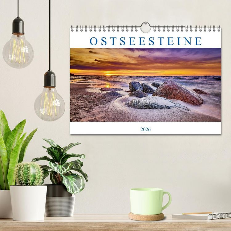 Produktbild: Ostseesteine (Wandkalender 2026 DIN A4 quer), CALVENDO Monatskalender