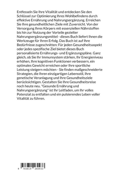 Produktbild: Gesunde Ern&auml;hrung und Nahrungserg&auml;nzung
