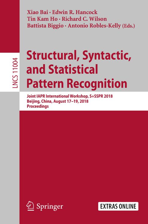 Produktbild: Structural, Syntactic, and Statistical Pattern Recognition