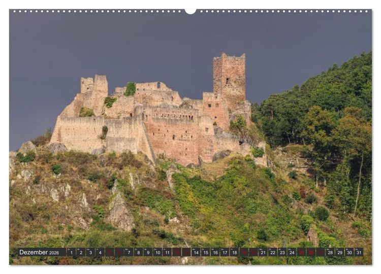 Produktbild: Elsass - Zwischen Rhein und Vogesen (Wandkalender 2026 DIN A2 quer), CALVENDO Monatskalender