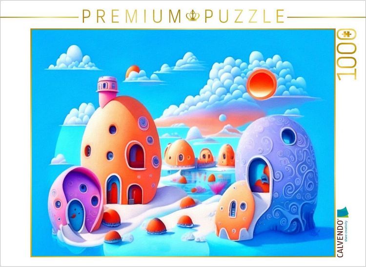 Produktbild: CALVENDO Puzzle Das Strandbad | 1000 Teile Lege-Gr&ouml;&szlig;e 64x48cm Foto-Puzzle f&uuml;r gl&uuml;ckliche Stunden