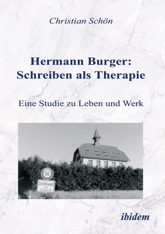 Produktbild: Hermann Burger: Schreiben als Therapie