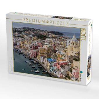 Produktbild: CALVENDO Puzzle Corricella im Golf von Neapel | 1000 Teile Lege-Gr&ouml;&szlig;e 64x48cm Foto-Puzzle f&uuml;r gl&uuml;ckliche Stunden