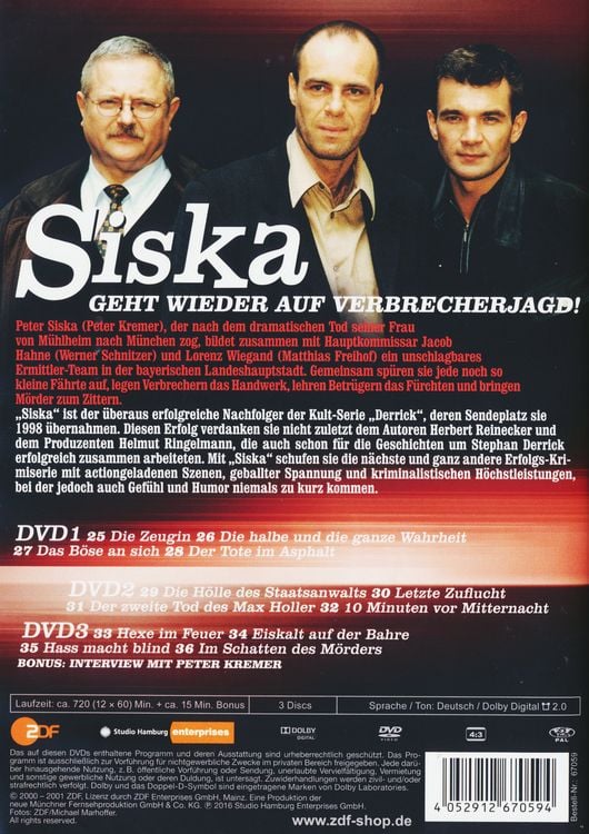 Produktbild: Siska - Folge 25-36 [3 DVDs]