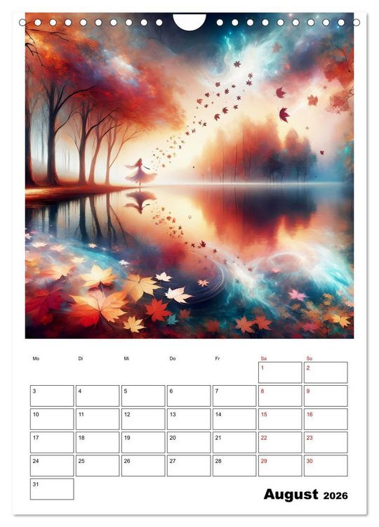 Produktbild: Bl&auml;tter - Visionen (Wandkalender 2026 DIN A4 hoch), CALVENDO Monatskalender