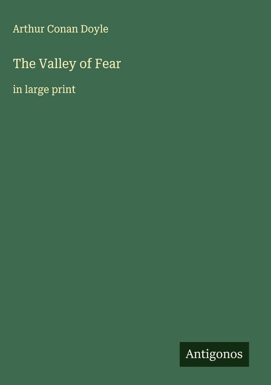 Produktbild: The Valley of Fear