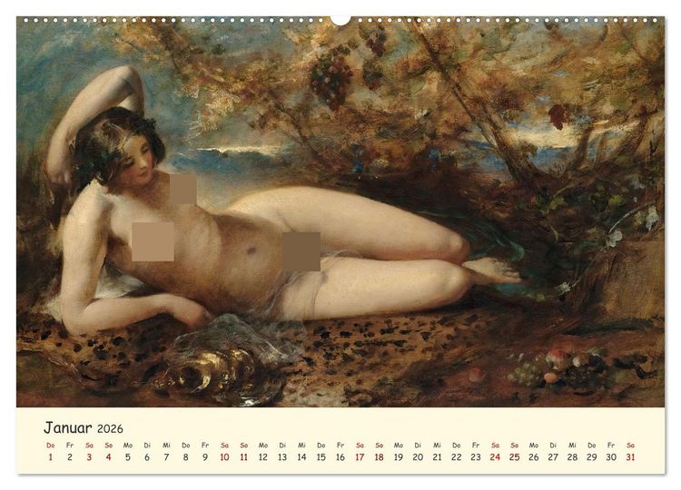 Produktbild: Zeitlose Muse (Wandkalender 2026 DIN A2 quer), CALVENDO Monatskalender