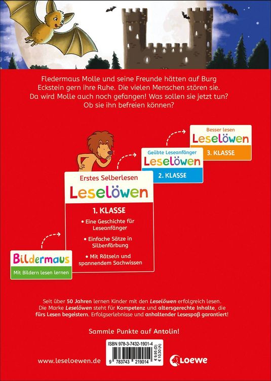 Produktbild: Lesel&ouml;wen 1. Klasse - Fledermaus im Anflug