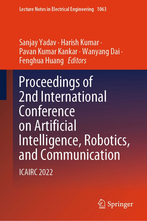 Produktbild: Proceedings of 2nd International Conference on Artificial Intelligence, Robotics, and Communication