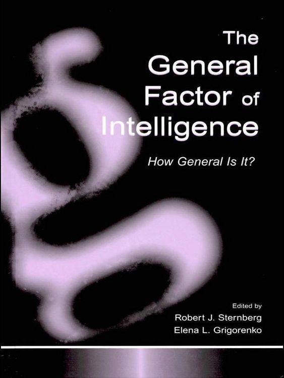 Produktbild: The General Factor of Intelligence