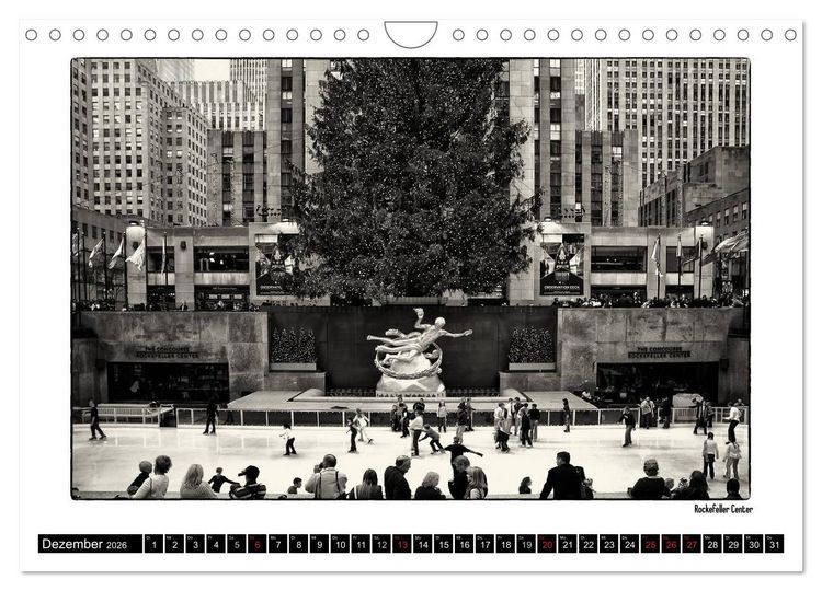 Produktbild: Manhattan Memories - Erinnerungen an New York (Wandkalender 2026 DIN A4 quer), CALVENDO Monatskalender