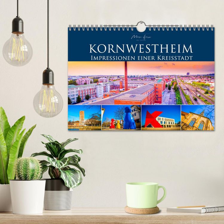 Produktbild: Kornwestheim - Impressionen einer Kreisstadt (Wandkalender 2026 DIN A4 quer), CALVENDO Monatskalender