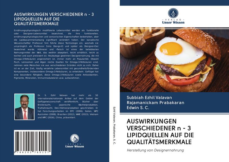 Produktbild: Auswirkungen Verschiedener N - 3 Lipidquellen Auf die Qualit&auml;tsmerkmale