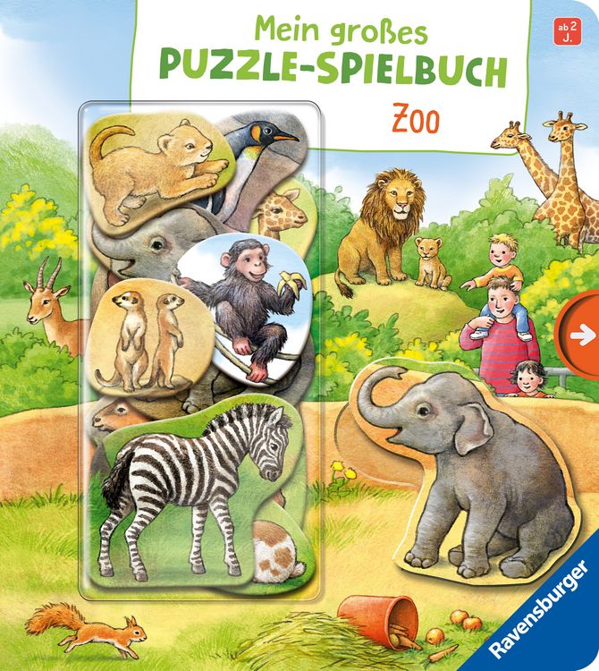 Produktbild: Mein großes Puzzle-Spielbuch - Zoo