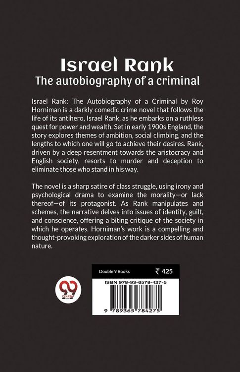Produktbild: Israel Rank The autobiography of a criminal