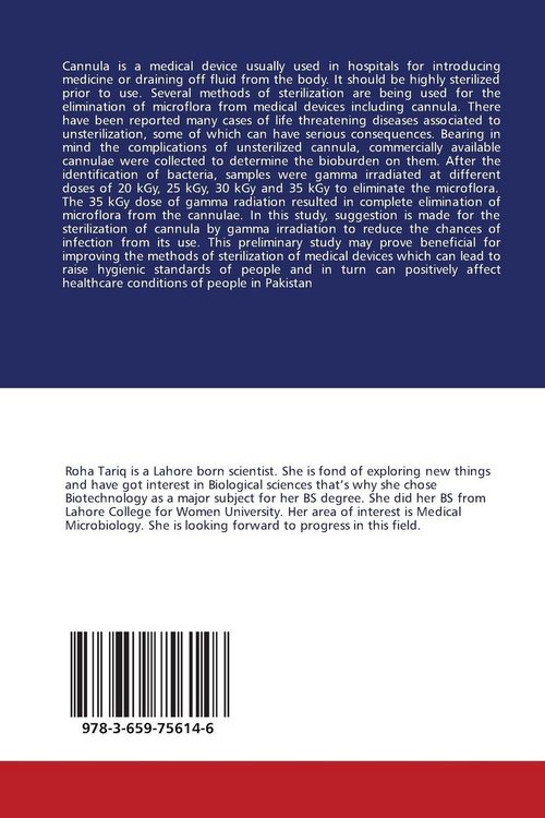 Produktbild: Infection control through Gamma Irradiation sterilization of cannula