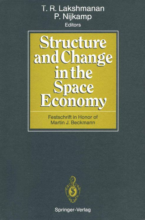 Produktbild: Structure and Change in the Space Economy