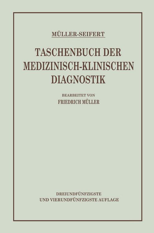 Produktbild: Taschenbuch der Medizinisch-Klinischen Diagnostik