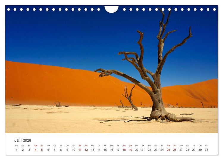 Produktbild: Deadvlei - Ein einzigartiges Naturwunder. (Wandkalender 2026 DIN A4 quer), CALVENDO Monatskalender