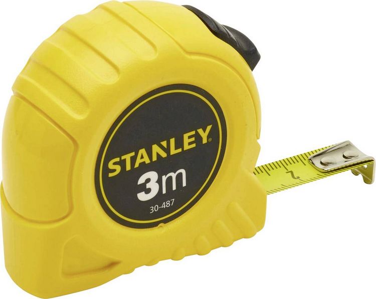 Produktbild: Taschenrollbandma&szlig; L.3m B.12,7mm mm/cm EG II Ku.Festst.SB STANLEY