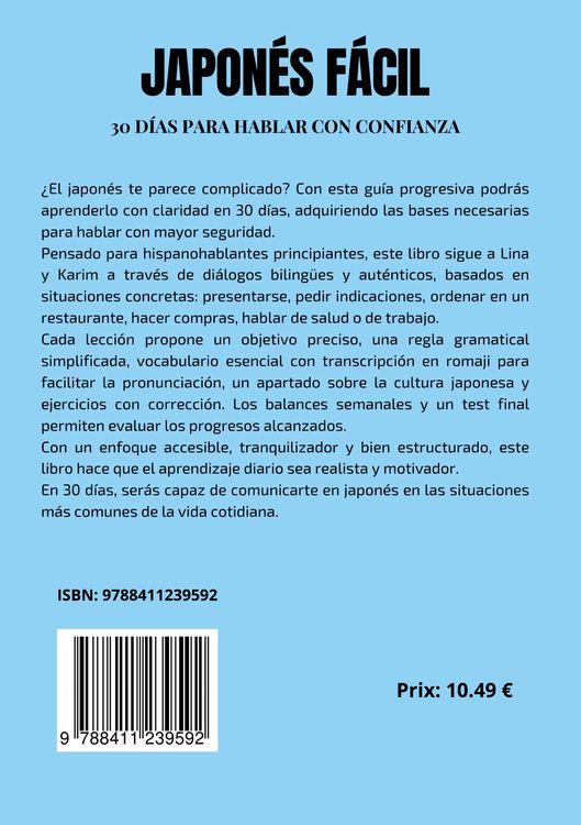 Produktbild: Japon&eacute;s F&aacute;cil: 30 D&iacute;as para Hablar con Confianza