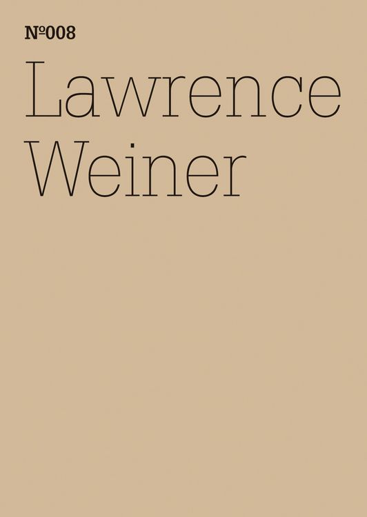 Produktbild: Lawrence Weiner