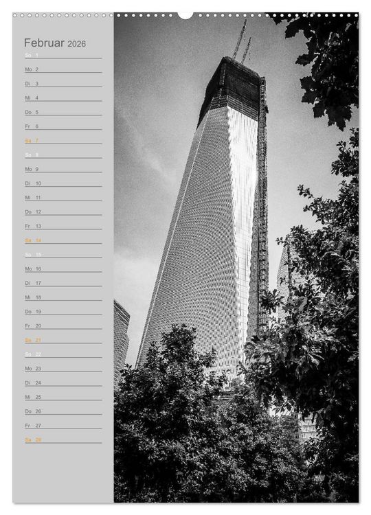 Produktbild: New York Vertical (Wandkalender 2026 DIN A2 hoch), CALVENDO Monatskalender
