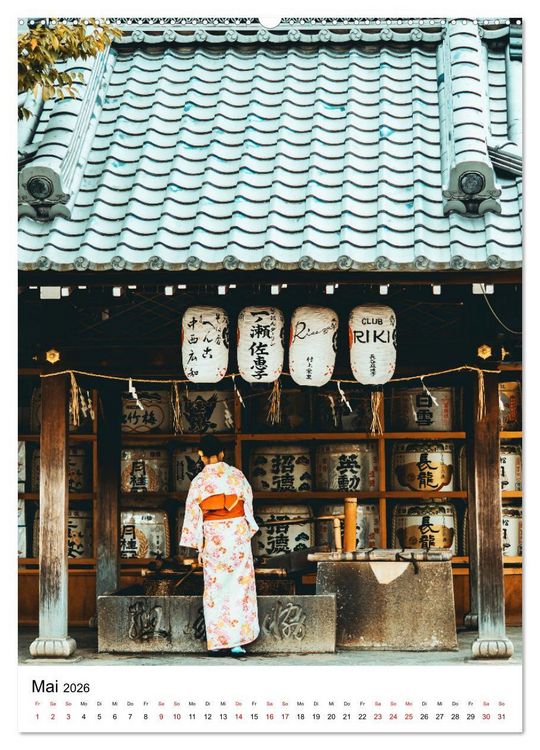 Produktbild: Japan - Moderne trifft auf Tradition. (Wandkalender 2026 DIN A2 hoch), CALVENDO Monatskalender