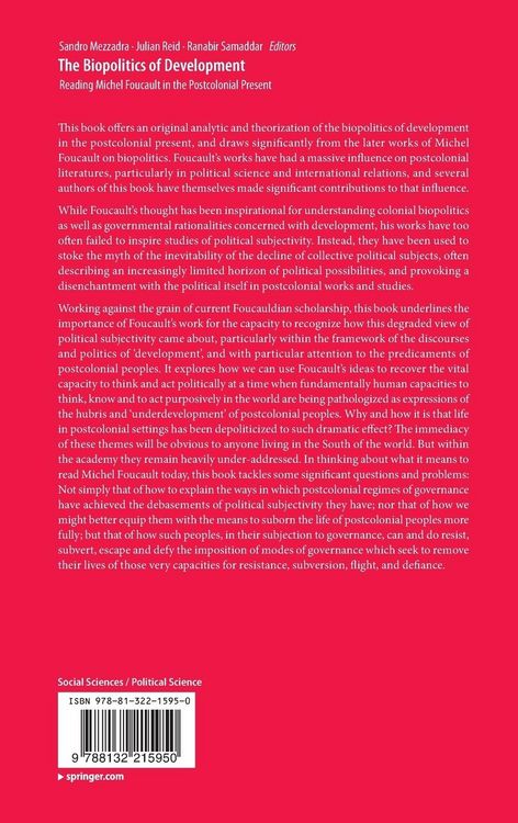 Produktbild: The Biopolitics of Development