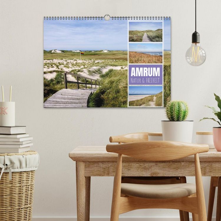 Produktbild: Amrum: Natur und Freiheit (Wandkalender 2026 DIN A3 quer), CALVENDO Monatskalender