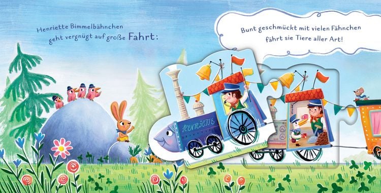 Produktbild: Neues von Henriette Bimmelbahn - ein Puzzlebuch
