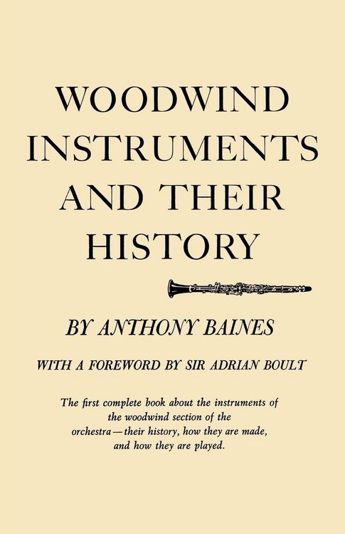 Produktbild: Woodwind Instruments and Their History