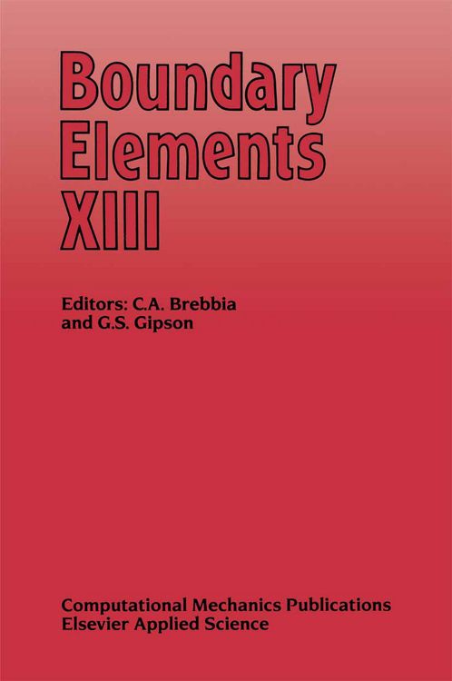Produktbild: Boundary Elements XIII