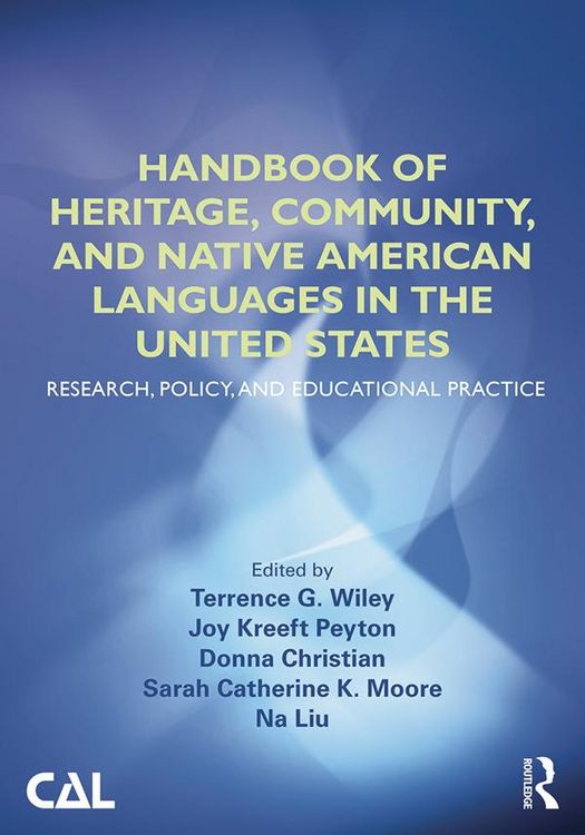 Produktbild: Handbook of Heritage, Community, and Native American Languages in the United States