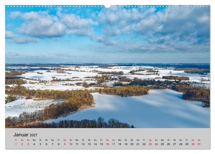 Produktbild: Biosph&auml;renreservat Schaalsee (Wandkalender 2027 DIN A2 quer), CALVENDO Monatskalender