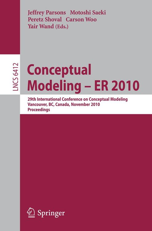 Produktbild: Conceptual Modeling - ER 2010