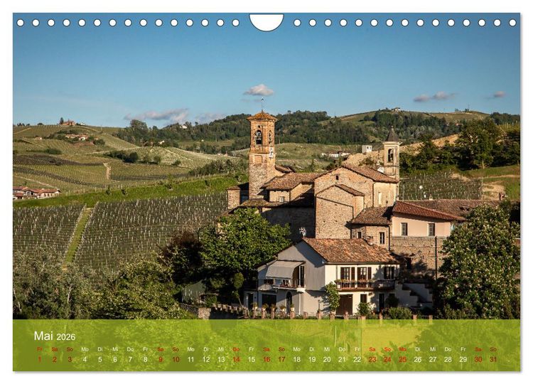 Produktbild: Barolo und Barbaresco (Wandkalender 2026 DIN A4 quer), CALVENDO Monatskalender