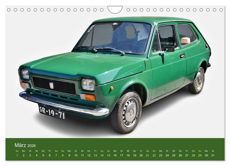 Produktbild: Italienische Klassiker (Wandkalender 2026 DIN A4 quer), CALVENDO Monatskalender