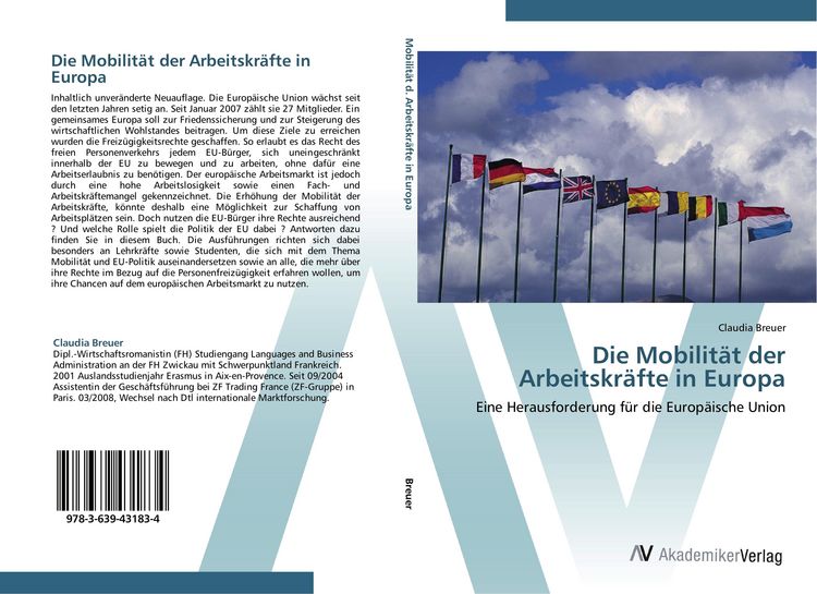 Produktbild: Die Mobilit&auml;t der Arbeitskr&auml;fte in Europa