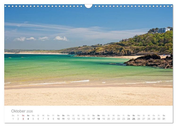 Produktbild: Zauberhaftes S&uuml;dengland (Wandkalender 2026 DIN A3 quer), CALVENDO Monatskalender