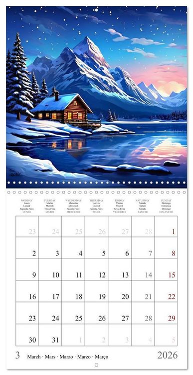 Produktbild: Bilkova, H: Magic Forest - Vacation (Wall Calendar 2026 12 &times;