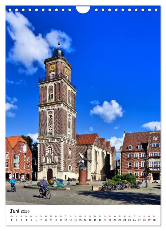 Produktbild: Kreis Coesfeld im M&uuml;nsterland (Wandkalender 2026 DIN A4 hoch), CALVENDO Monatskalender
